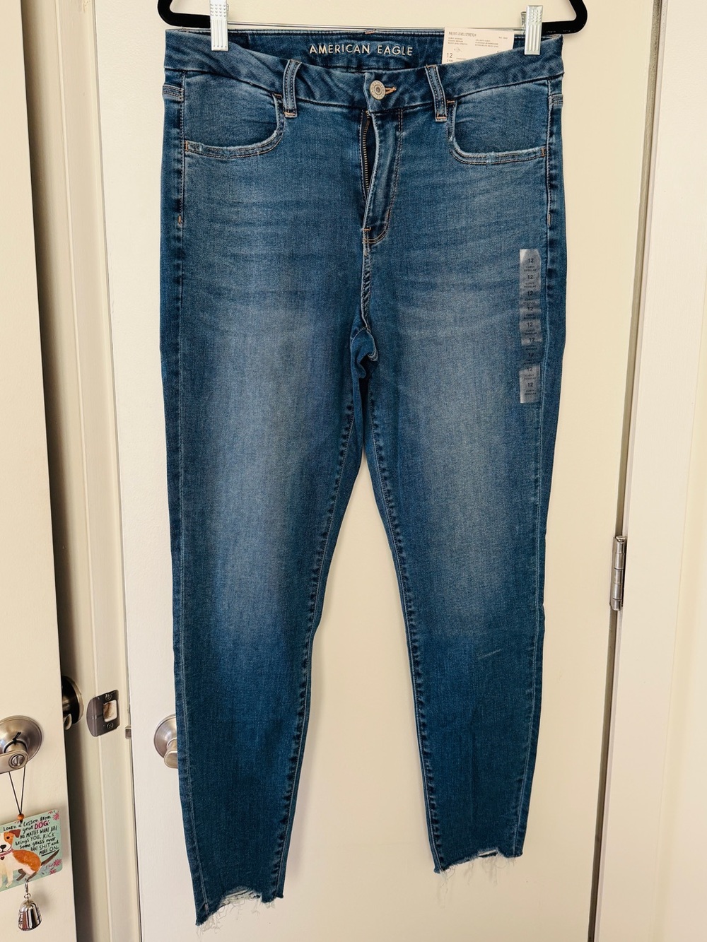 NWT American Eagle Outfitters “Classic Medium” Blue Curvy Jeggings - Size 12